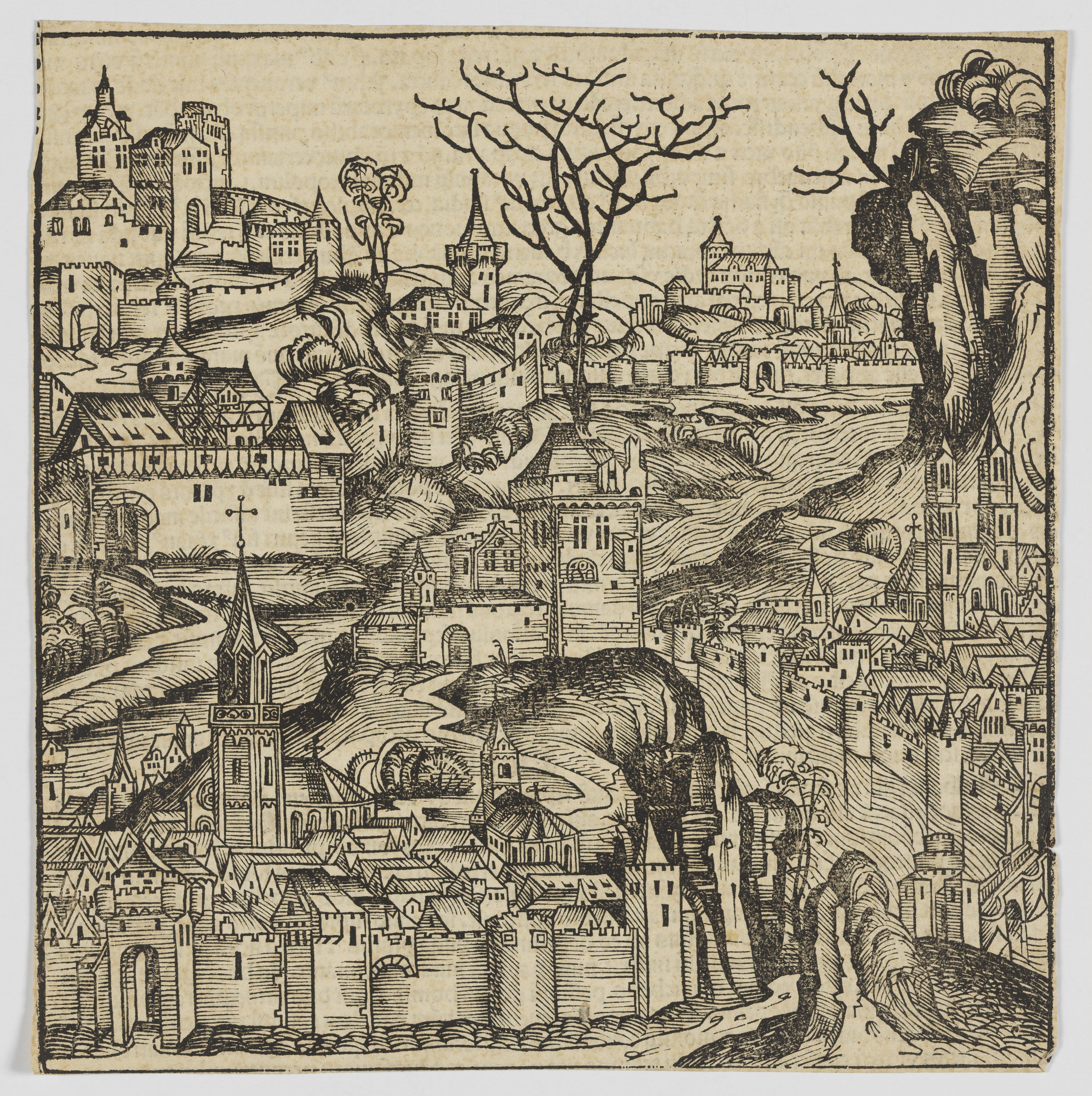 Cityscape, possibly Bohemia