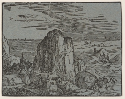 Cliff on a Seashore