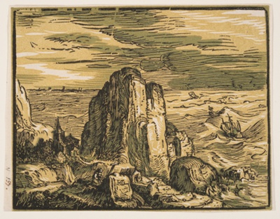 Cliff on a Seashore