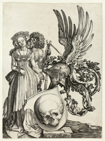 Coat of Arms with a Skull