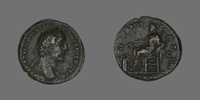 Coin Portraying Emperor Antoninus Pius