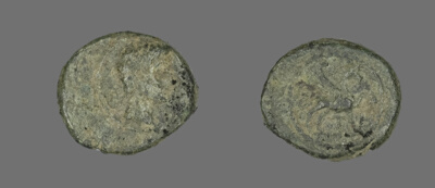 Coin Portraying Emperor Augustus