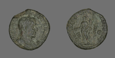 Coin Portraying Emperor Aurelian