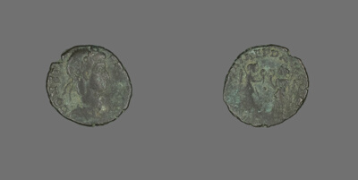 Coin Portraying Emperor Constans
