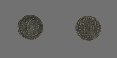 Coin Portraying Emperor Constans