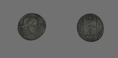 Coin Portraying Emperor Constantine