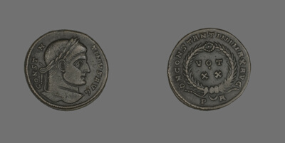 Coin Portraying Emperor Constantine I