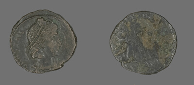Coin Portraying Emperor Constantius