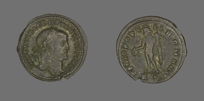 Coin Portraying Emperor Constantius I