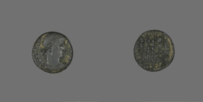 Coin Portraying Emperor Constantius I