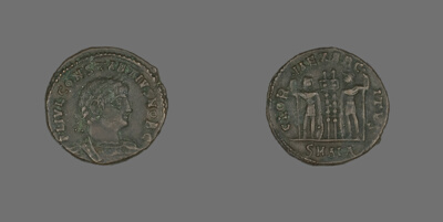 Coin Portraying Emperor Constantius II