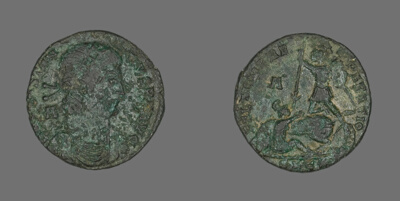 Coin Portraying Emperor Constantius II