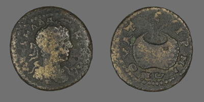 Coin Portraying Emperor Elagabalus