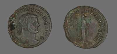 Coin Portraying Emperor Galerius