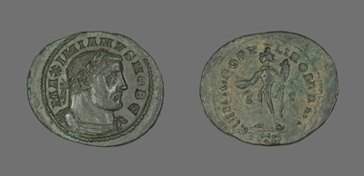 Coin Portraying Emperor Galerius