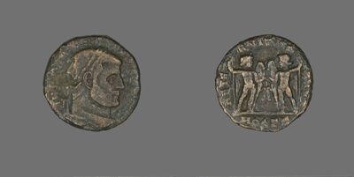 Coin Portraying Emperor Maxentius