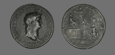 Coin Portraying Emperor Nero