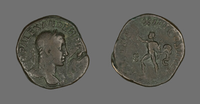 Coin Portraying Emperor Severus Alexander