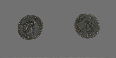 Coin Portraying Emperor Tetricus I