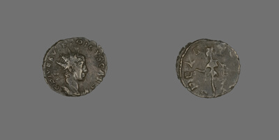 Coin Portraying Emperor Tetricus II