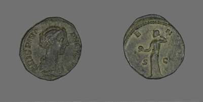 Coin Portraying Empress Crispina