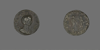 Coin Portraying Empress Severina