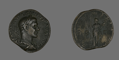 Coin Portraying Philip the Arab