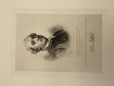 Colonel John St. Clair Bart