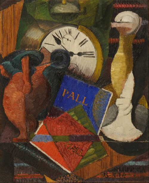 Composition with clock