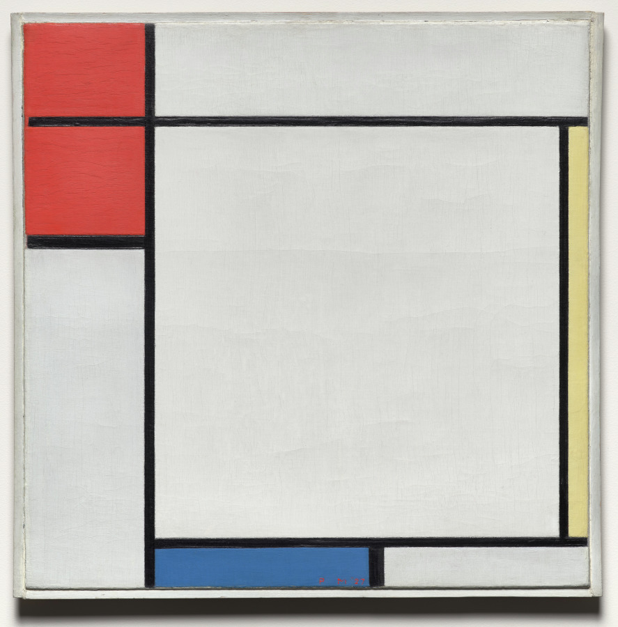Composition with Red, Yellow, and Blue