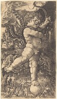 Cupid Balancing on a Globe