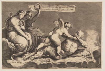 Cupid Taming Pan
