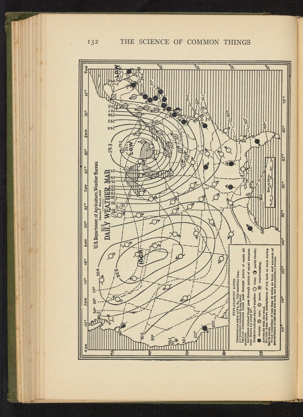 Daily weather map