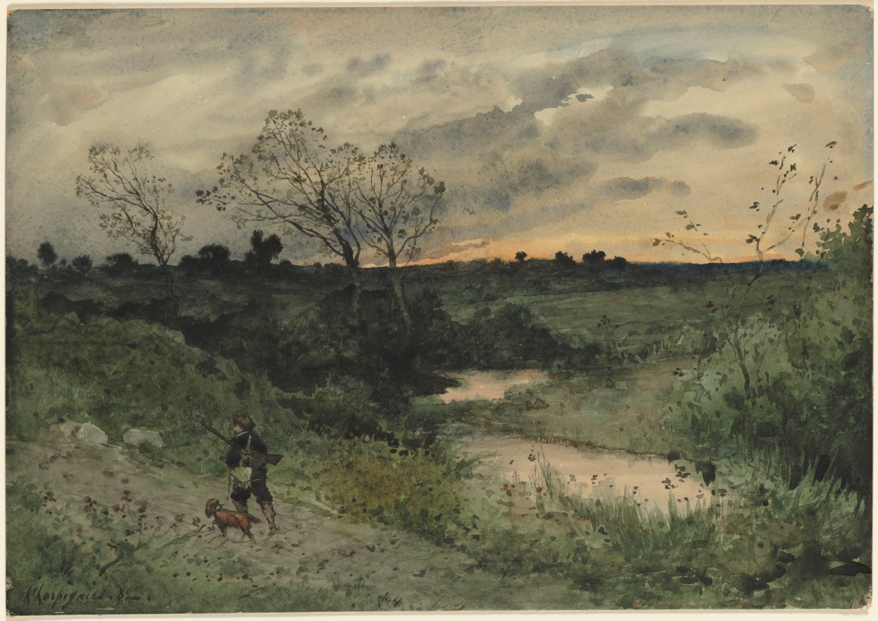 Dawn—Hunter with Dog
