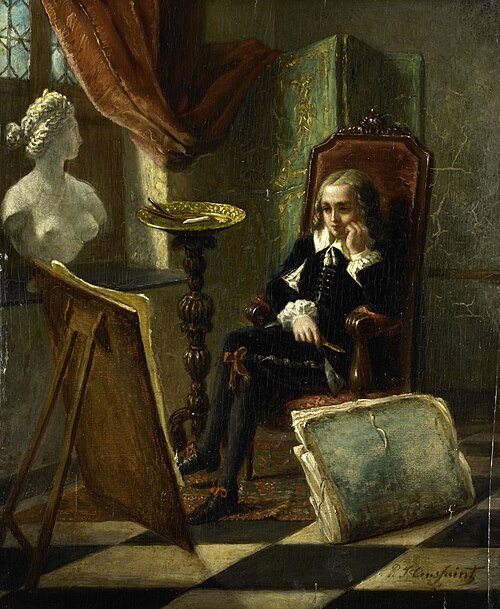 De jonge schilder