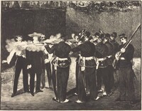 Death of Maximilian at Queretaro (L'executionde Maximilien)