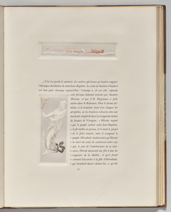 Decorative Knife Motif/ Dancing Woman with Arms in Pushing Gesture