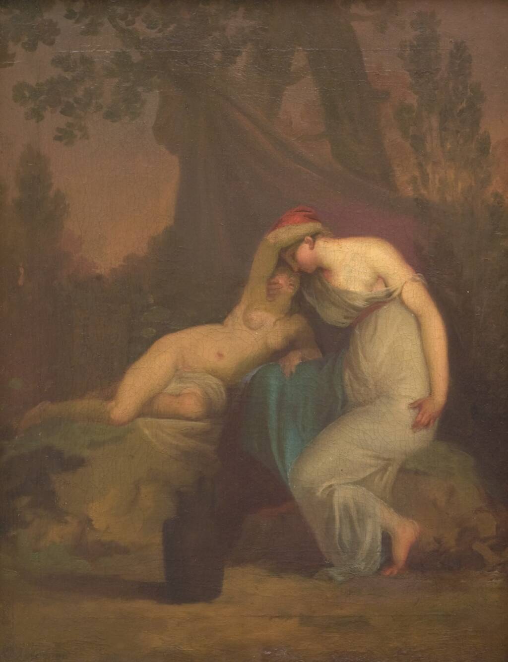 Den græske digter Sappho og mytilenerinden