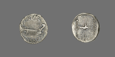 Denarius (Coin) Depicting a Galley