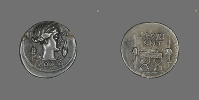 Denarius (Coin) Depicting the Goddess Ceres