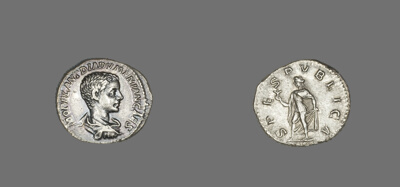 Denarius (Coin) Portraying Diadumenian