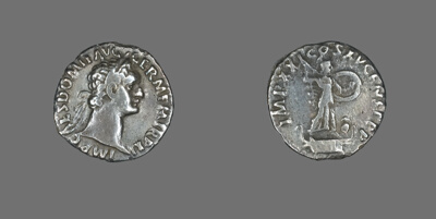 Denarius (Coin) Portraying Emperor Domitian