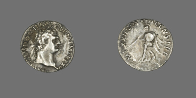 Denarius (Coin) Portraying Emperor Domitian