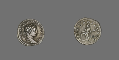 Denarius (Coin) Portraying Emperor Elagabalus