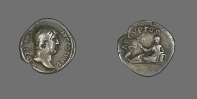 Denarius (Coin) Portraying Emperor Hadrian