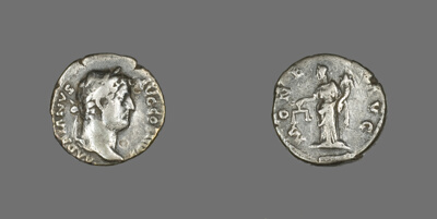 Denarius (Coin) Portraying Emperor Hadrian