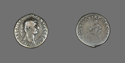 Denarius (Coin) Portraying Emperor Trajan