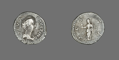 Denarius (Coin) Portraying Empress Faustina