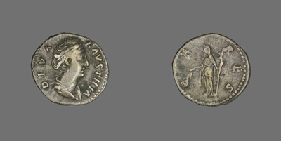 Denarius (Coin) Portraying Empress Faustina