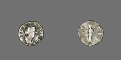 Denarius (Coin) Portraying Empress Faustina the Elder